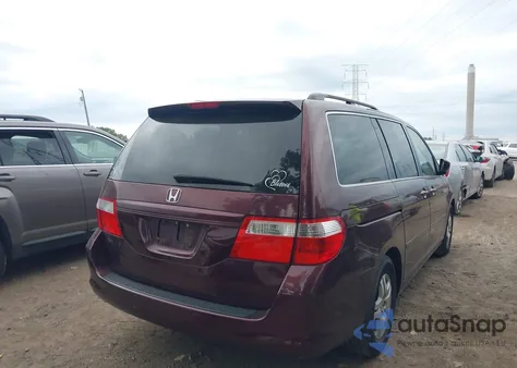 2007 Honda Odyssey Ex из США, поврежденный, VIN 5FNRL38447B113341